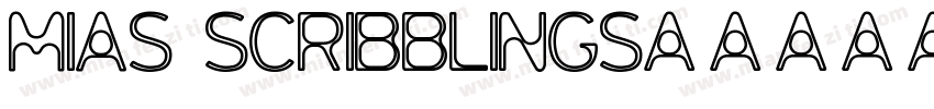 mias scribblings字体转换